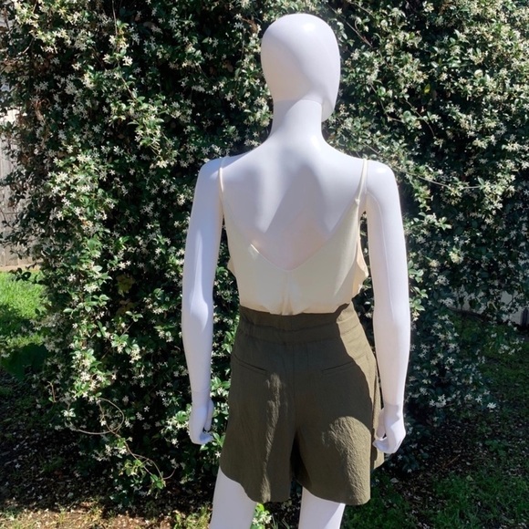 💋NWT Rag & Bone Relaxed Fit High Rise Seersucker Paper Bag Waist Shorts - Picture 12 of 15